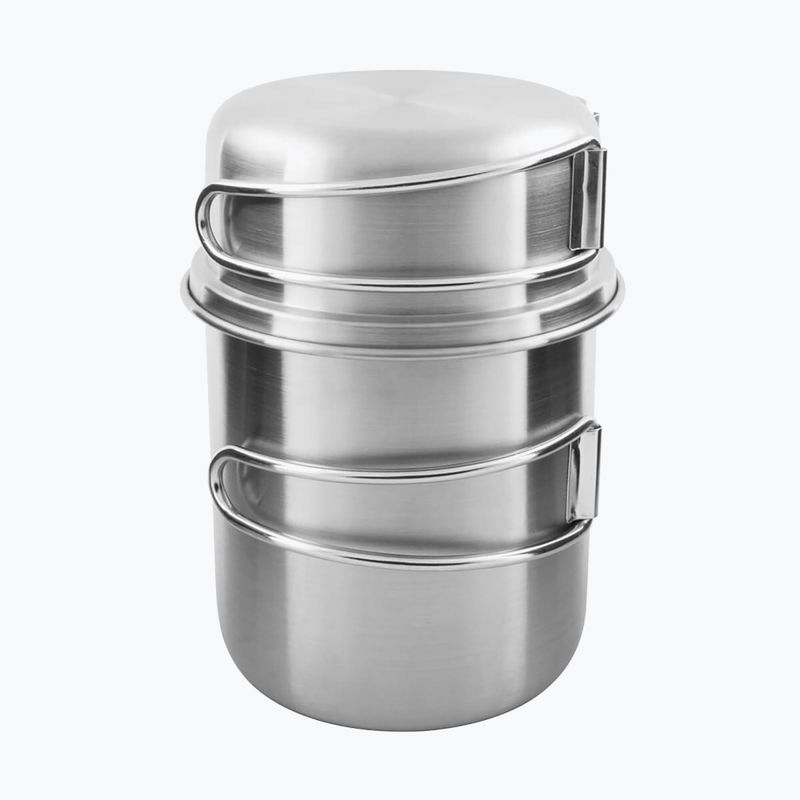 Set de vase turistice Tatonka Handle Mug 600 ml steel