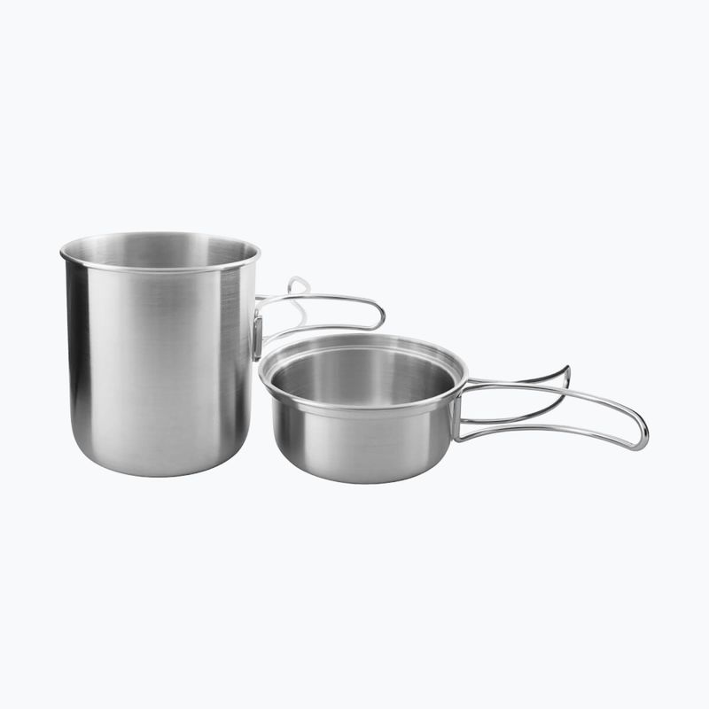 Set de vase turistice Tatonka Handle Mug 600 ml steel 2
