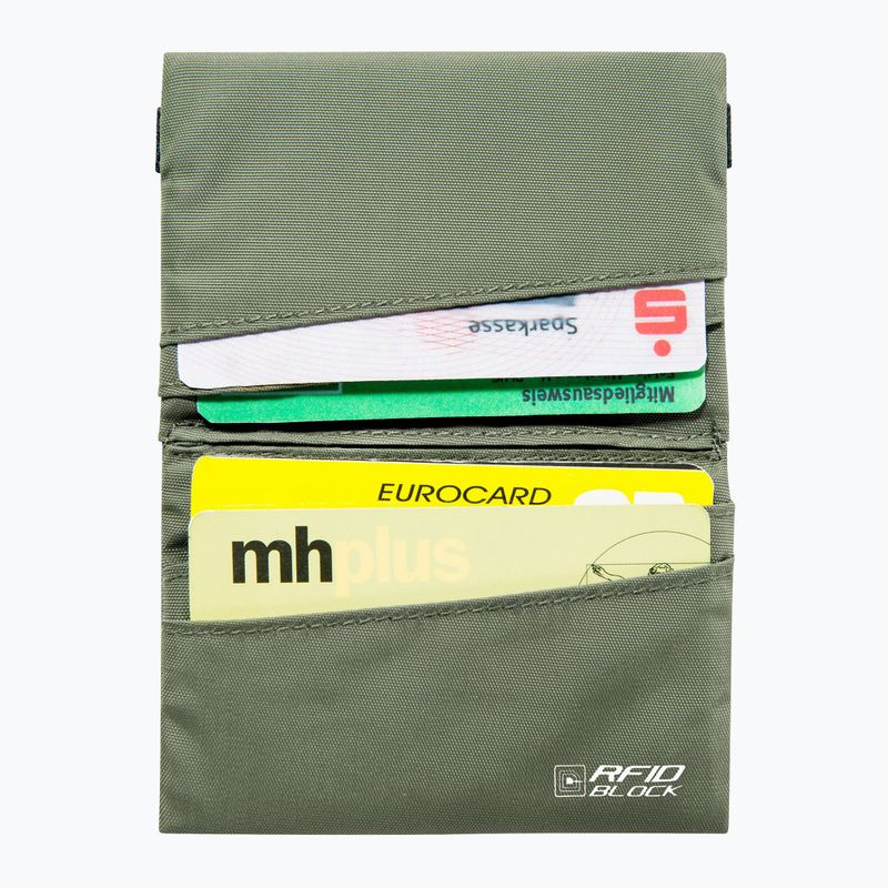 Etui pentru cartelă Tatonka Card Holder olive 4
