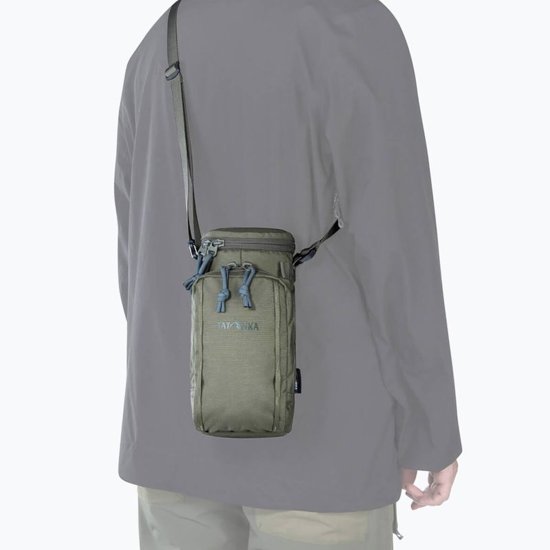 Husă pentru sticlă Tatonka Thermo Bottle Pouch 1 BC stone grey olive 12