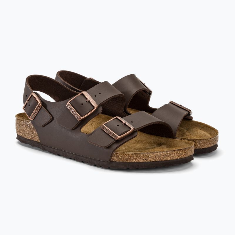 Sandale BIRKENSTOCK Milano BF Regular dark brown 4