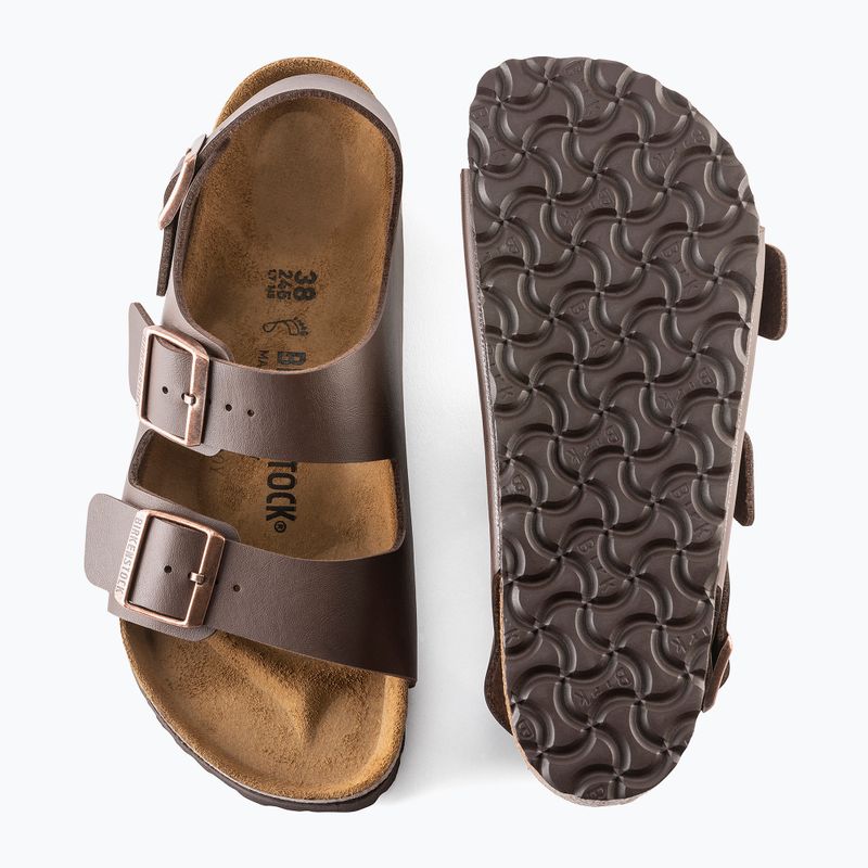 Sandale BIRKENSTOCK Milano BF Regular dark brown 9