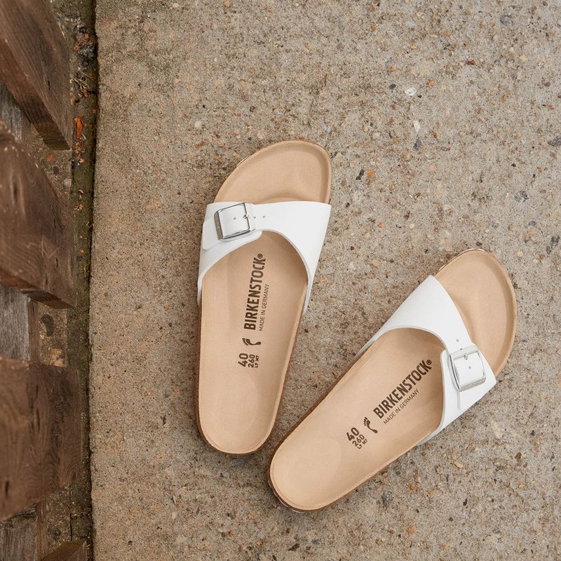 Papuci BIRKENSTOCK Madrid BF Narrow white 12