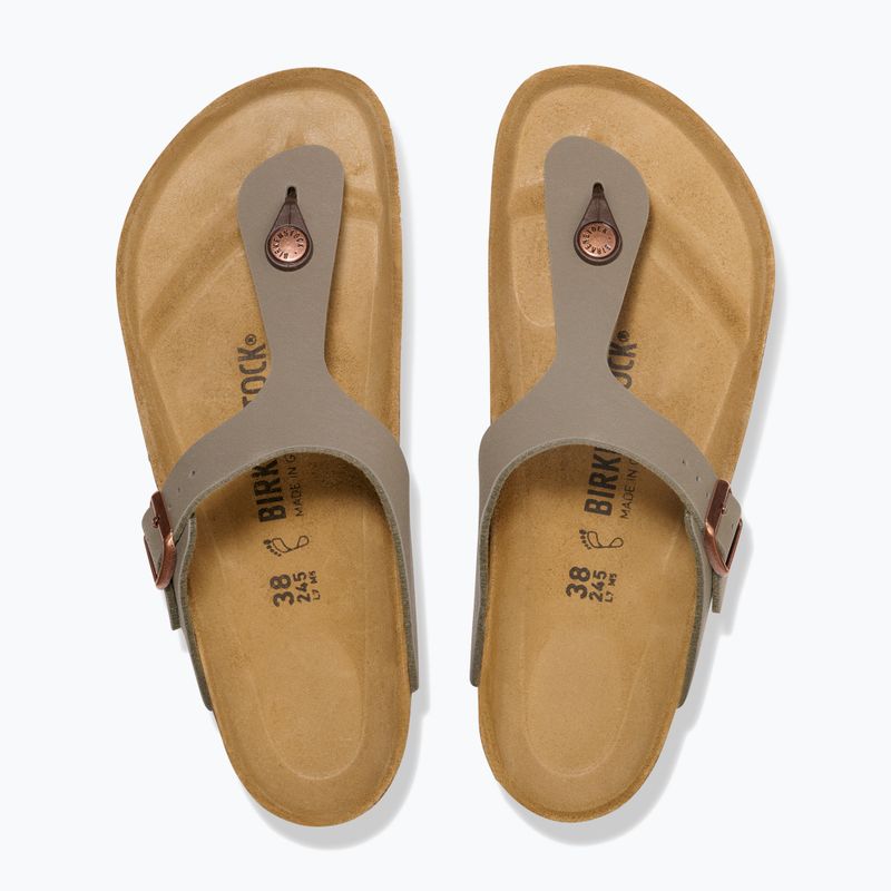 Șlapi BIRKENSTOCK Gizeh Birkibuc stone 3