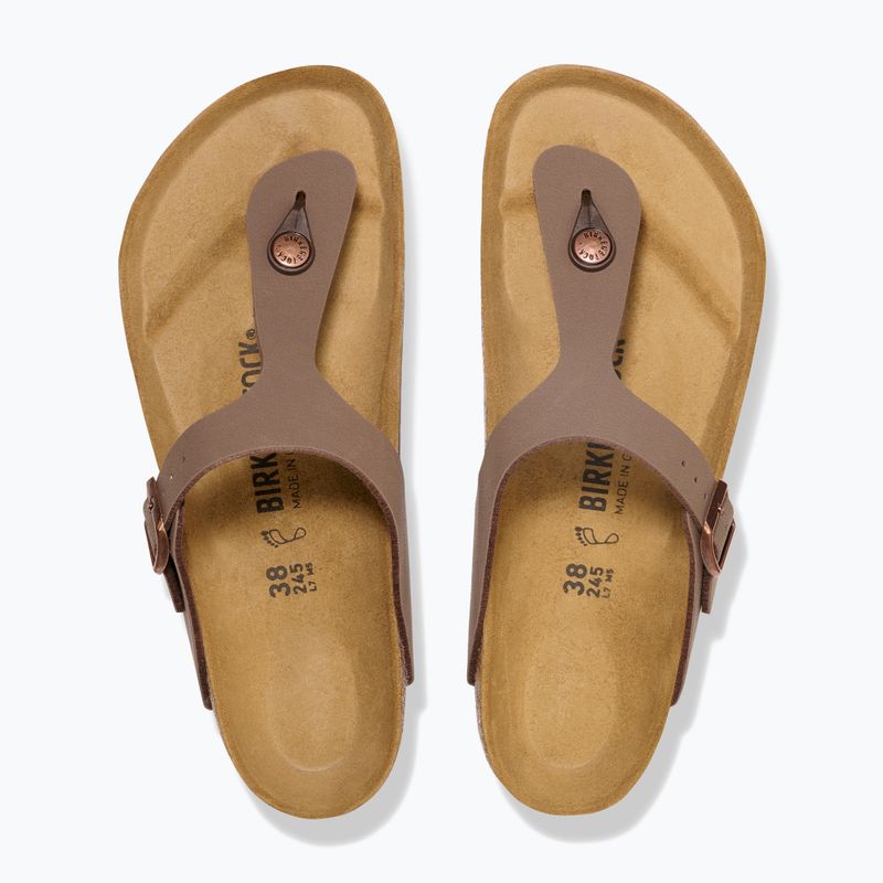 Șlapi BIRKENSTOCK Gizeh Birkibuc mocca 3