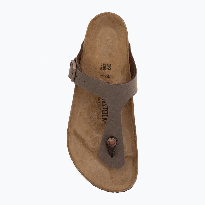 Șlapi BIRKENSTOCK Gizeh Birkibuc mocca 5