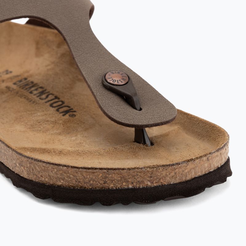 Șlapi BIRKENSTOCK Gizeh Birkibuc mocca 7