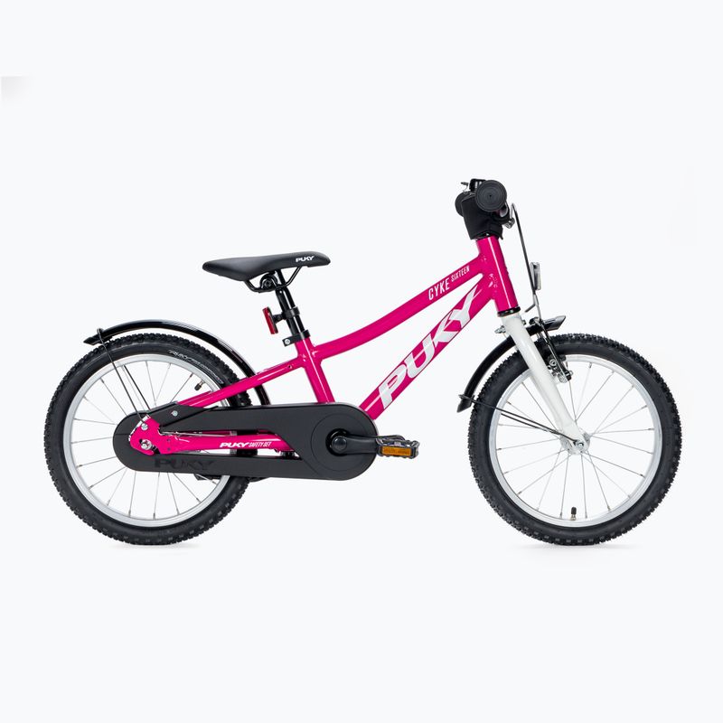 Puky CYKE 16-1 Alu biciclete pentru copii roz și alb 4402