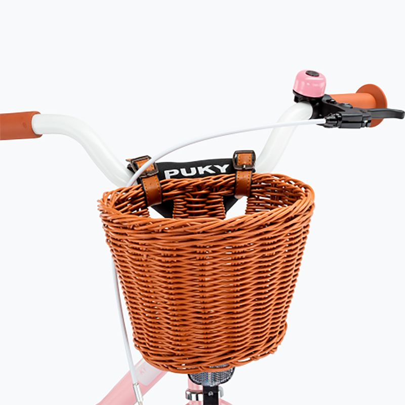 PUKY coș de bicicletă față M maro