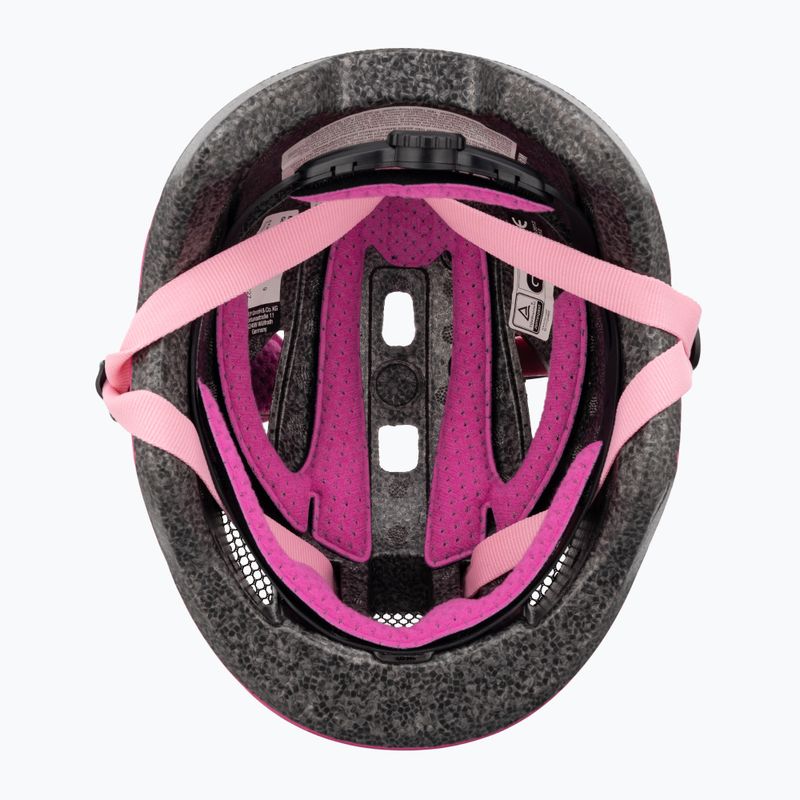 Cască de bicicletă pentru copii PUKY PH 8 Pro-S roz/floraș pentru copii 5