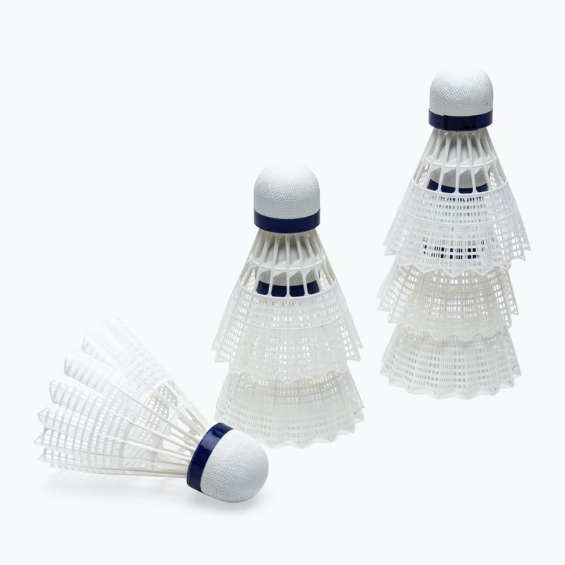 Talbot-Torro Tech 350 volane de badminton, Nylon 6 buc. alb 479102 2