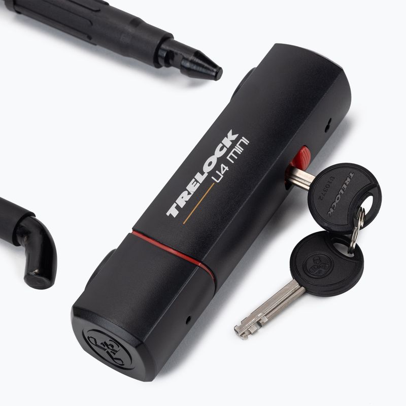 Încuietoare U-Lock pentru biciclete Trelock U 4 Mini 83 - 152 negru TR-8005193
