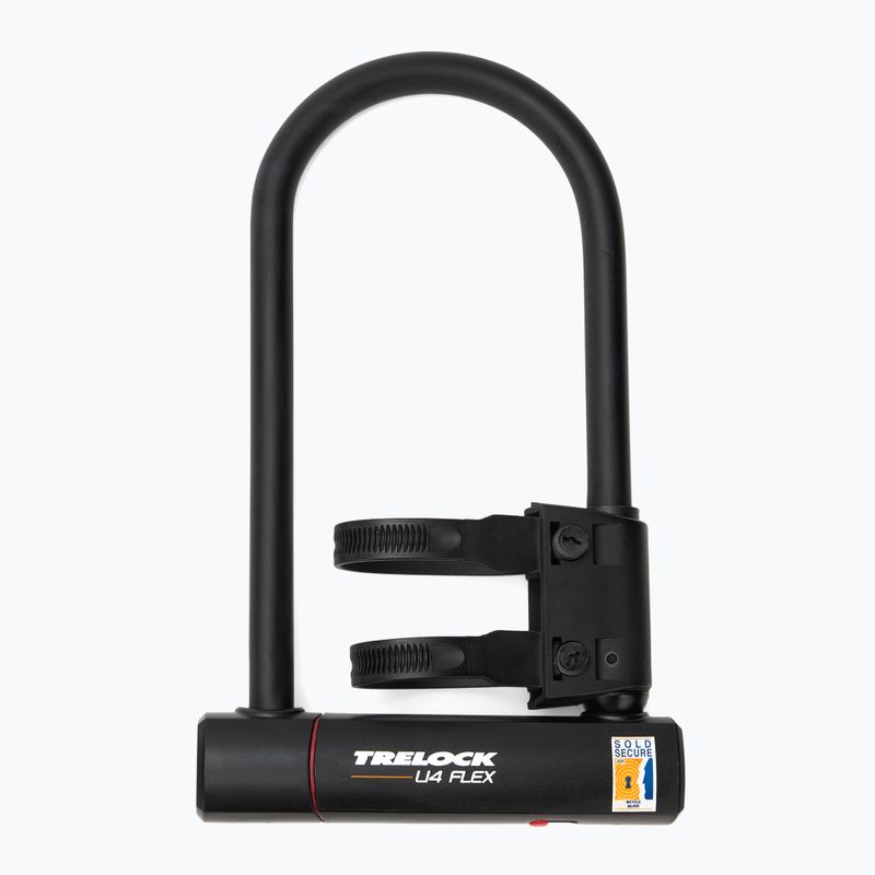 Trelock U4 Flex U-Lock negru de blocare a bicicletei U4 Flex U-Lock