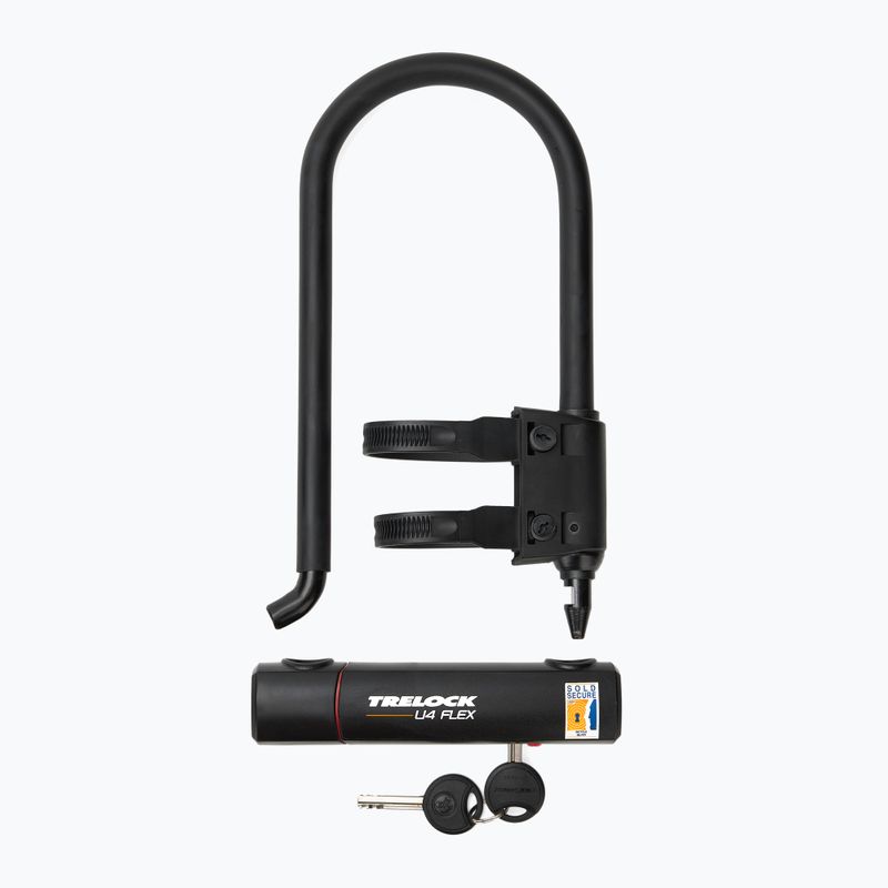 Trelock U4 Flex U-Lock negru de blocare a bicicletei U4 Flex U-Lock 2