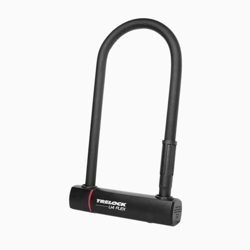 Trelock U4 Flex U-Lock negru de blocare a bicicletei U4 Flex U-Lock