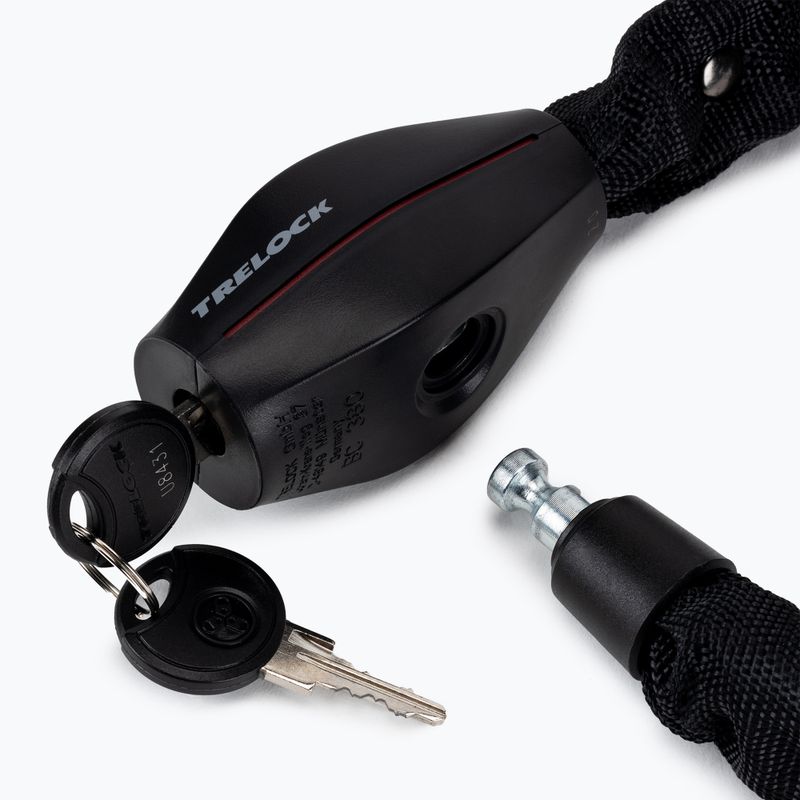 Încuietor pentru lanț de bicicletă Trelock Bc 380/85/7 negru TR-8005432 3