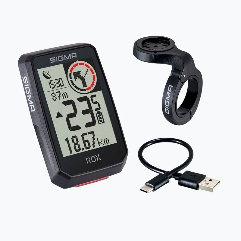 Sigma ROX 2.0 Top Mount contor de biciclete negru 1052 5