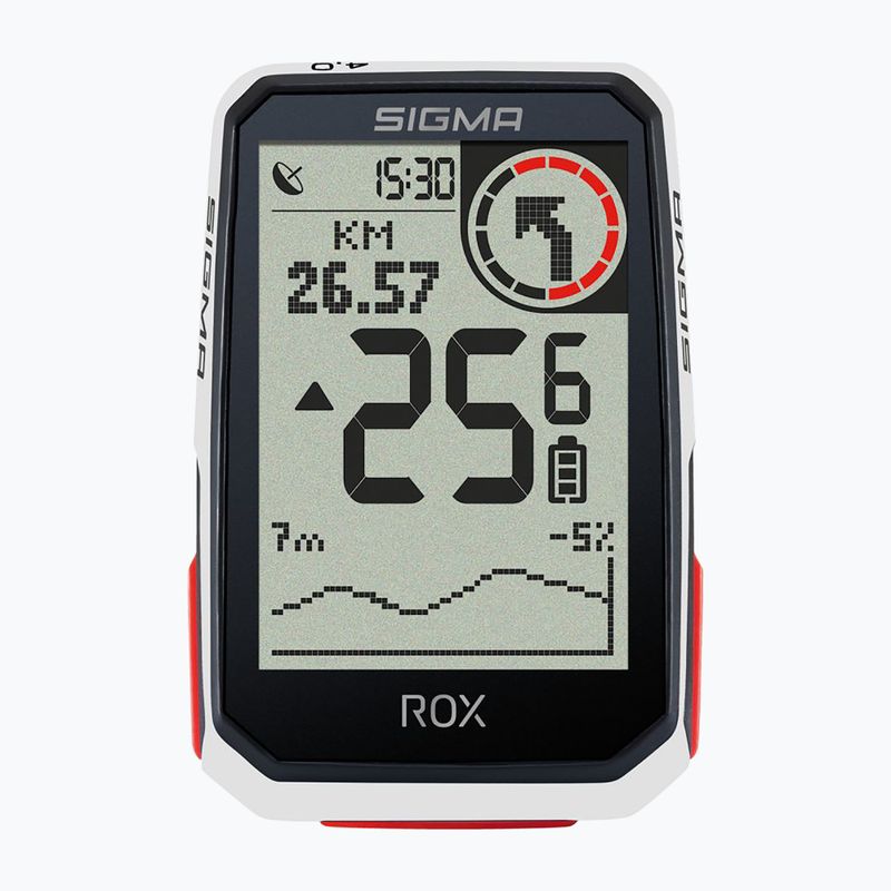 Calculator pentru biciclete Sigma ROX 4.0 alb 1061 4