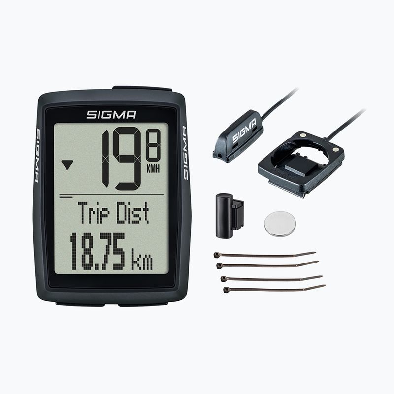 Calculator pentru biciclete Sigma BC 14.0 WR negru 14210 5