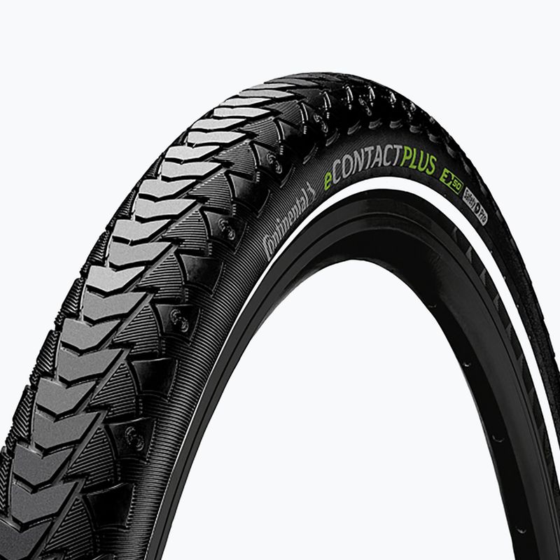 Anvelopă de bicicletă Continental eContact Plus wire 27.5 x 2.5 negru/reflex