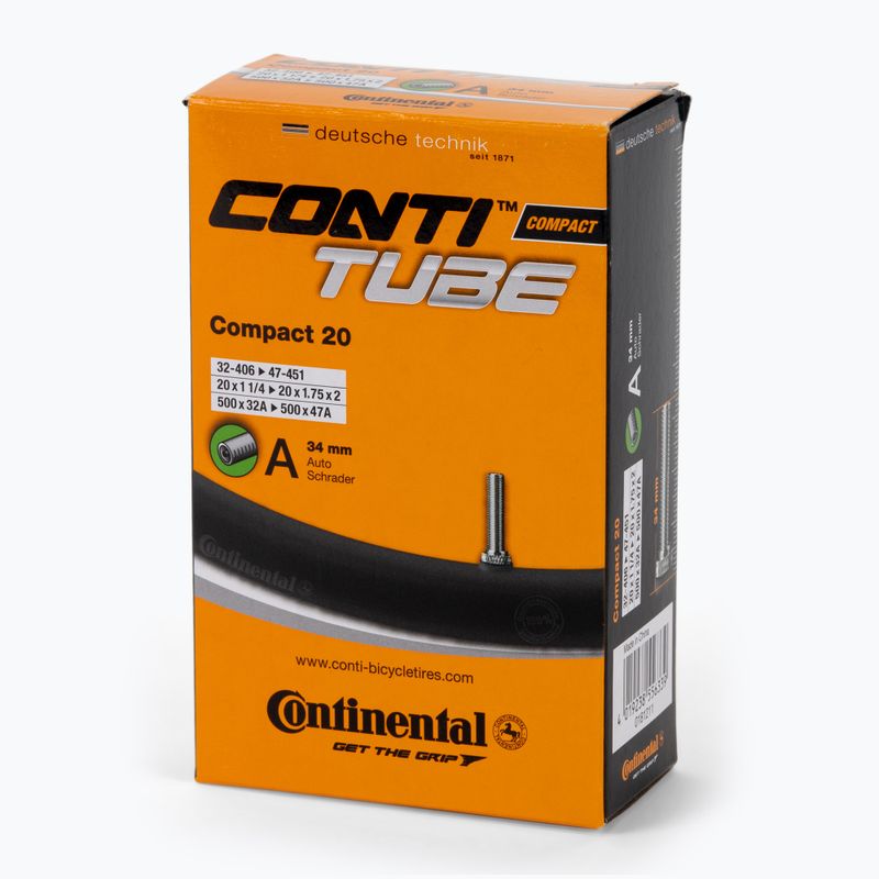Camera de aer comprimat Continental Compact 20 pentru biciclete CO0181211 2