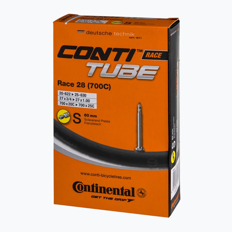 Camera de aer comprimat Continental Race 28 Presta pentru biciclete CO0181791 2