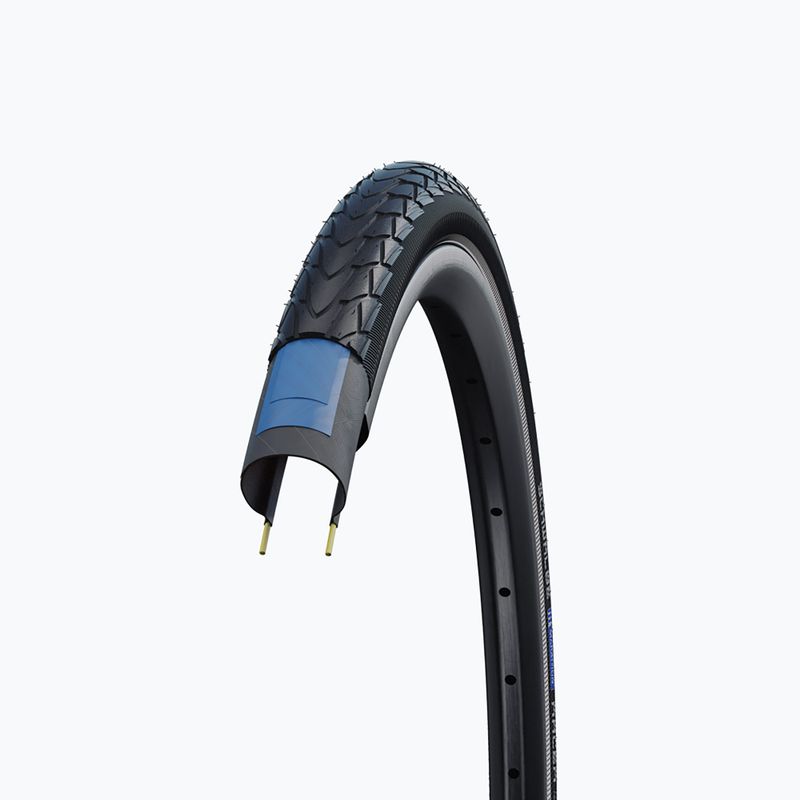 SCHWALBEMarathon Racer Race Guard Addix sârmă neagră reflexie anvelopă de bicicletă 5