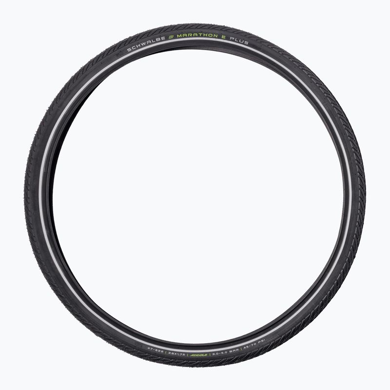 Anvelopă de bicicletă SCHWALBE Marathon E-Plus Smart Dualguard Addix E wire black reflex pentru biciclete. 3