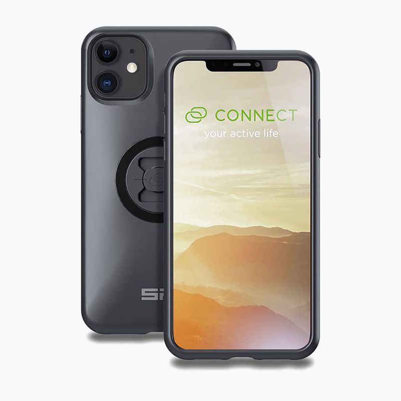 Carcasă cu suport pentru biciclete SP Connect pentru Iphone 11 / XR negru 55224