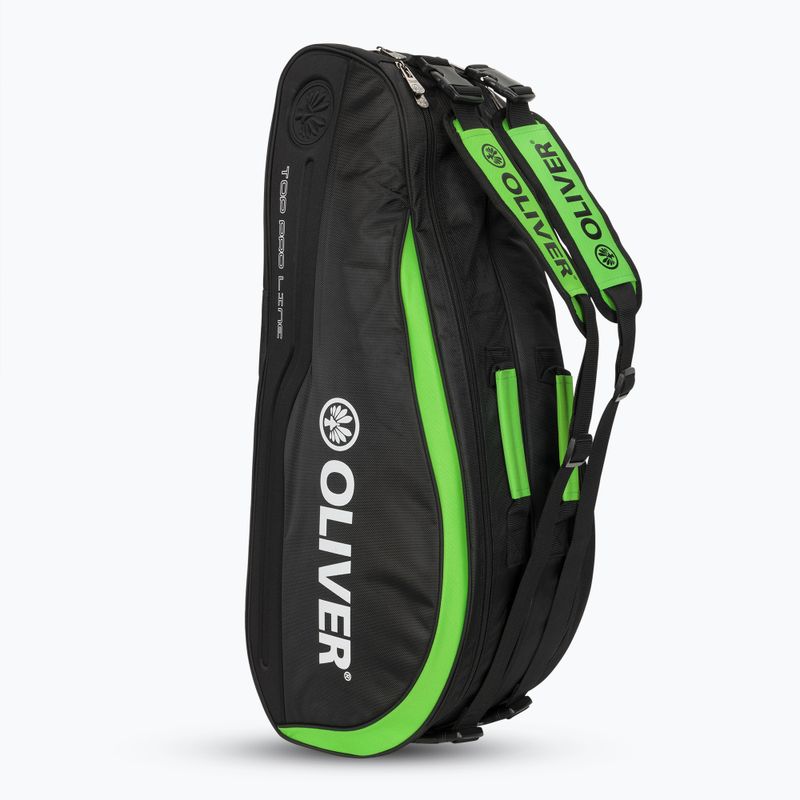 Geantă de squash Oliver Top Pro 6R black/green 4