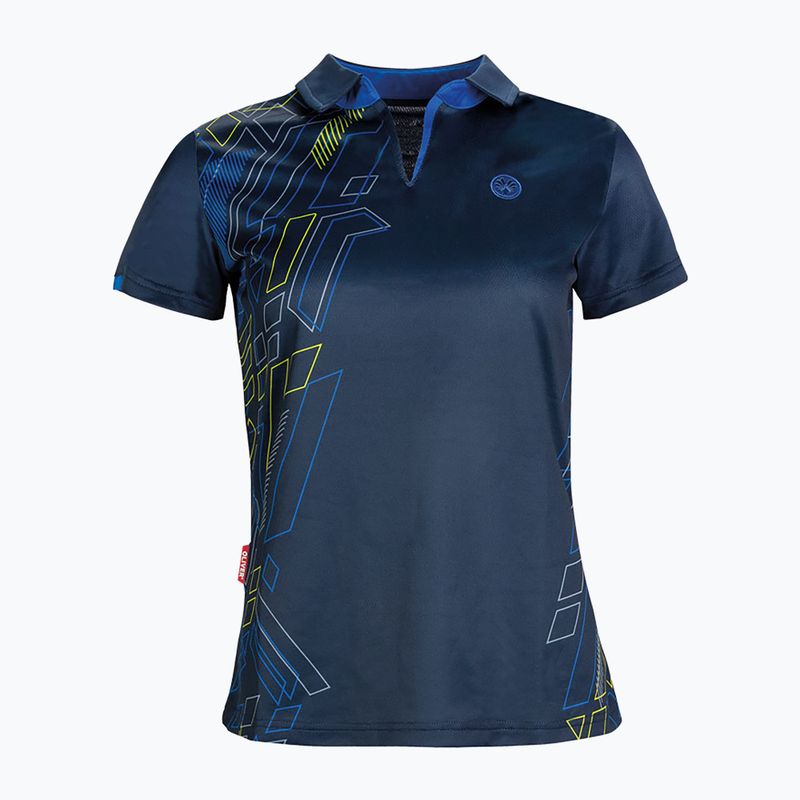 Tricou de tenis pentru femei Oliver Bilbao Polo albastru