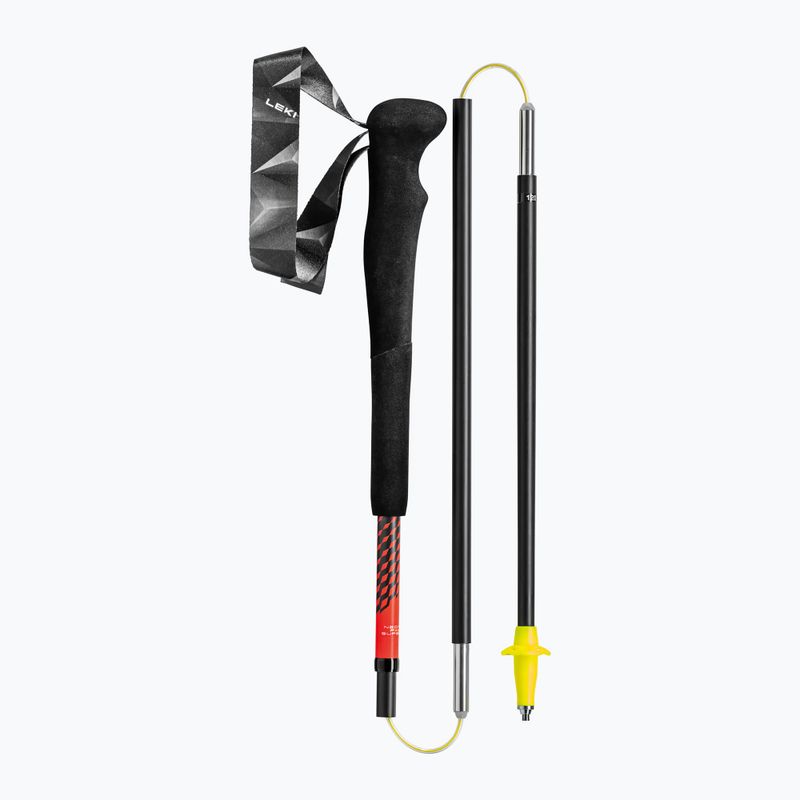 Bețe de alergare LEKI Neotrail FX.One Superlite bright red/neon yellow/natural carbon 2