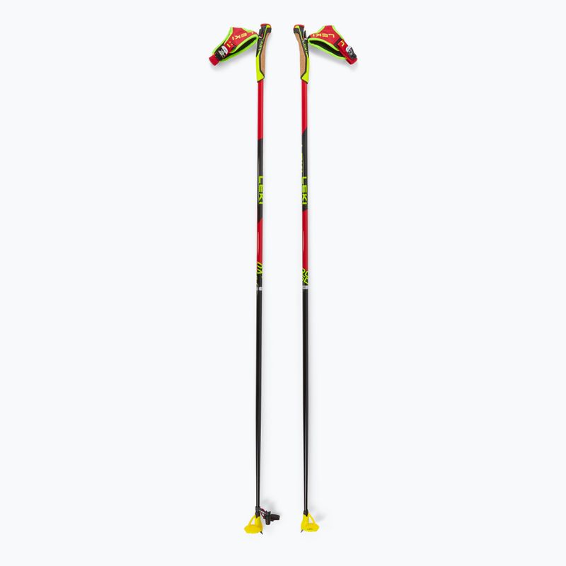 Bețe pentru schi fond LEKI PRC 750 bright red/ neon yellow/ black