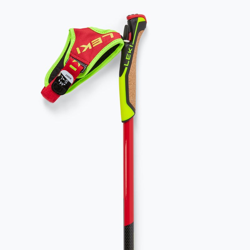 Bețe pentru schi fond LEKI PRC 750 bright red/ neon yellow/ black 4