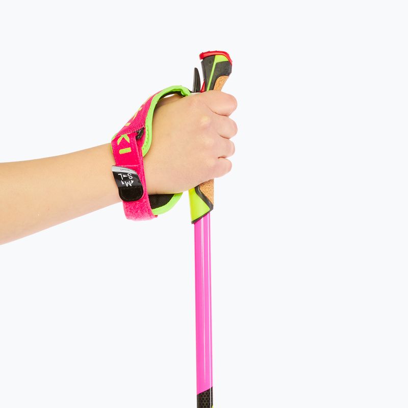 Bețe pentru schi fond LEKI PRC 750 neon pink/ neon yellow/ black 6
