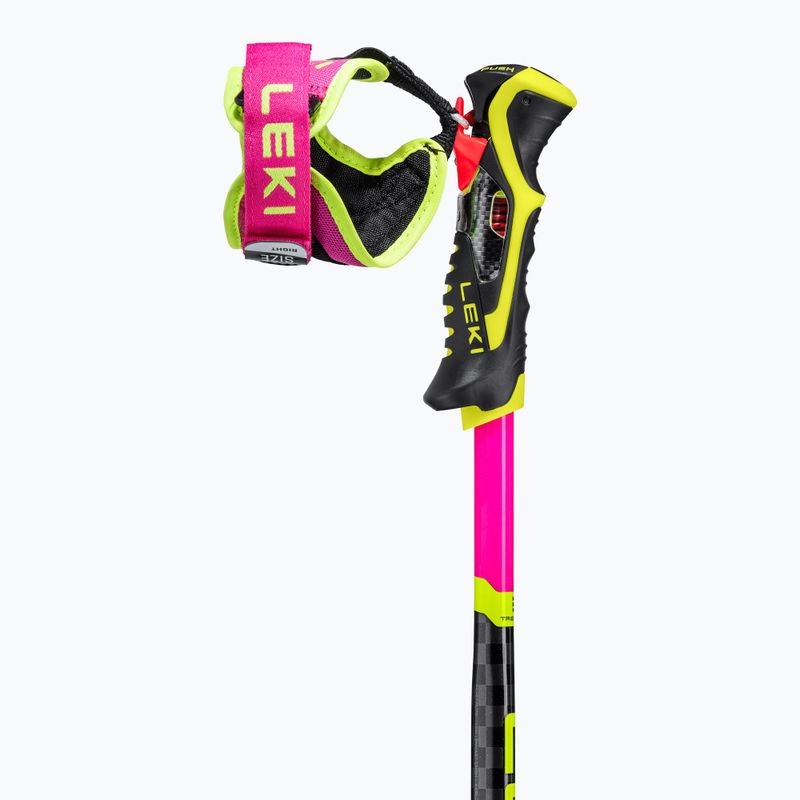 Bețe de schi LEKI WCR TBS SL 3D neon pink/black/neon yellow 3