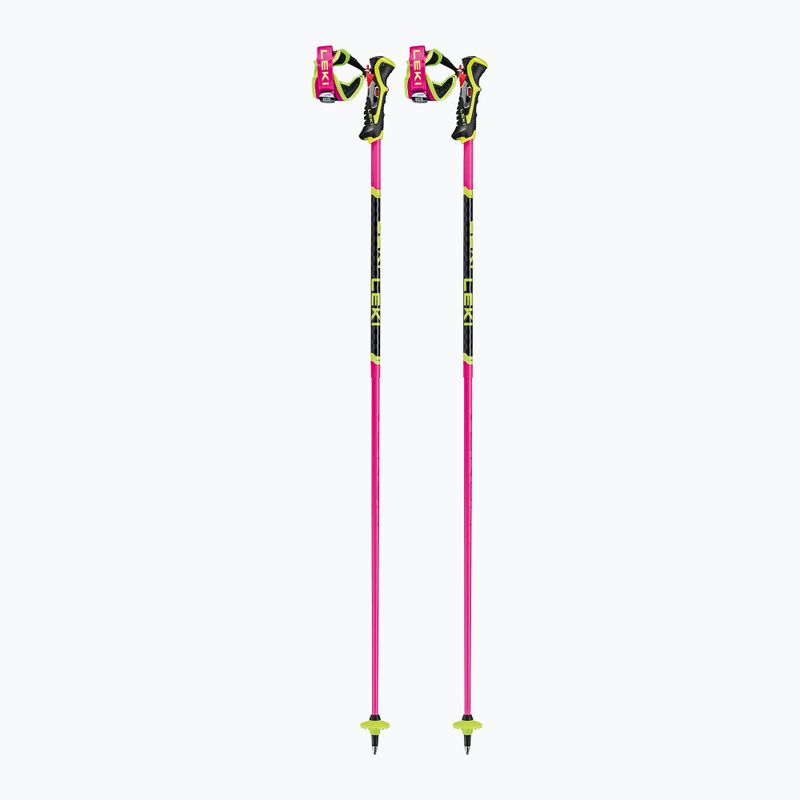 Bețe de schi LEKI Venom SL 3D neon pink/black/neon yellow