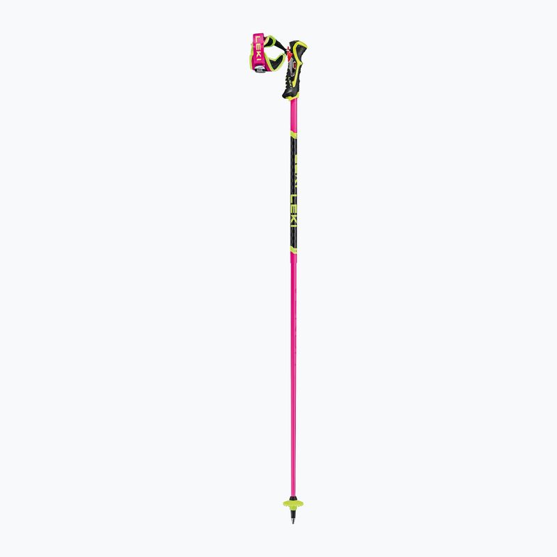 Bețe de schi LEKI Venom SL 3D neon pink/black/neon yellow 2