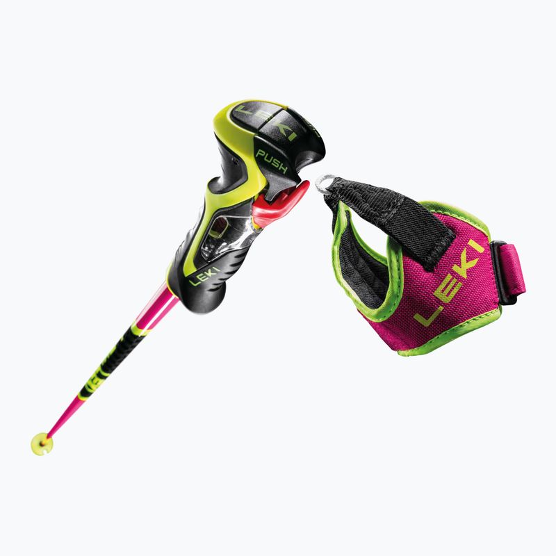 Bețe de schi LEKI Venom SL 3D neon pink/black/neon yellow 4