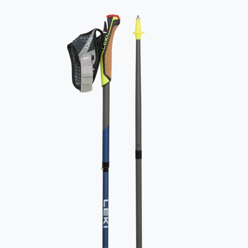 Bețe de nordic walking LEKI Traveller FX.One Carbon bleumarin-arginti 65325821110 3