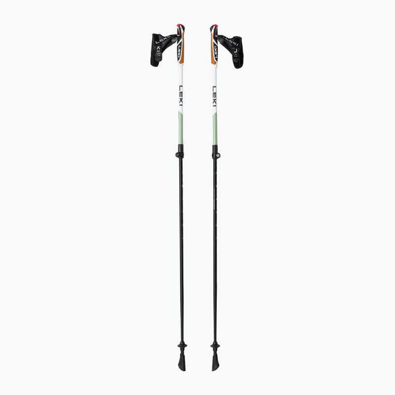 Bețe de nordic walking LEKI Spin Shark SL alb-verzi 65326141