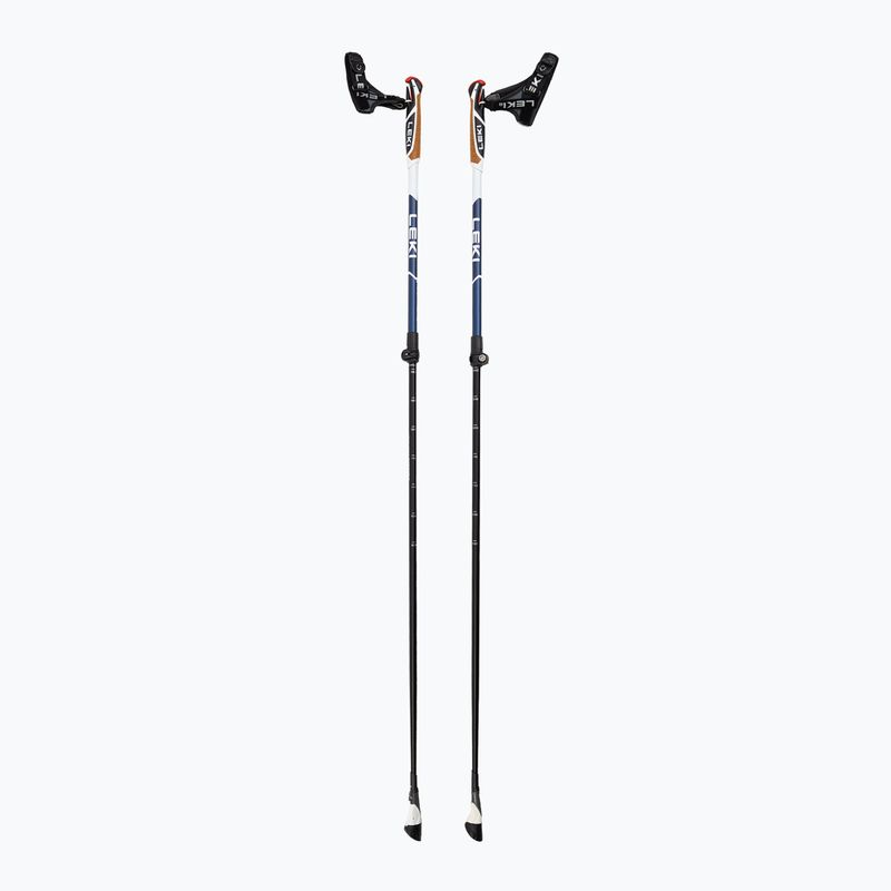 Bețe de nordic walking LEKI Smart Supreme midnightblue dark metallic/darkblue/white