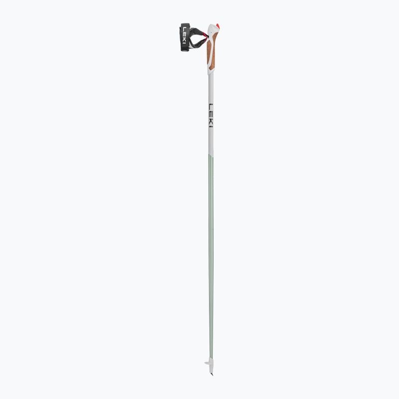 Bețe de nordic walking LEKI Passion alb-verzi 65325251100