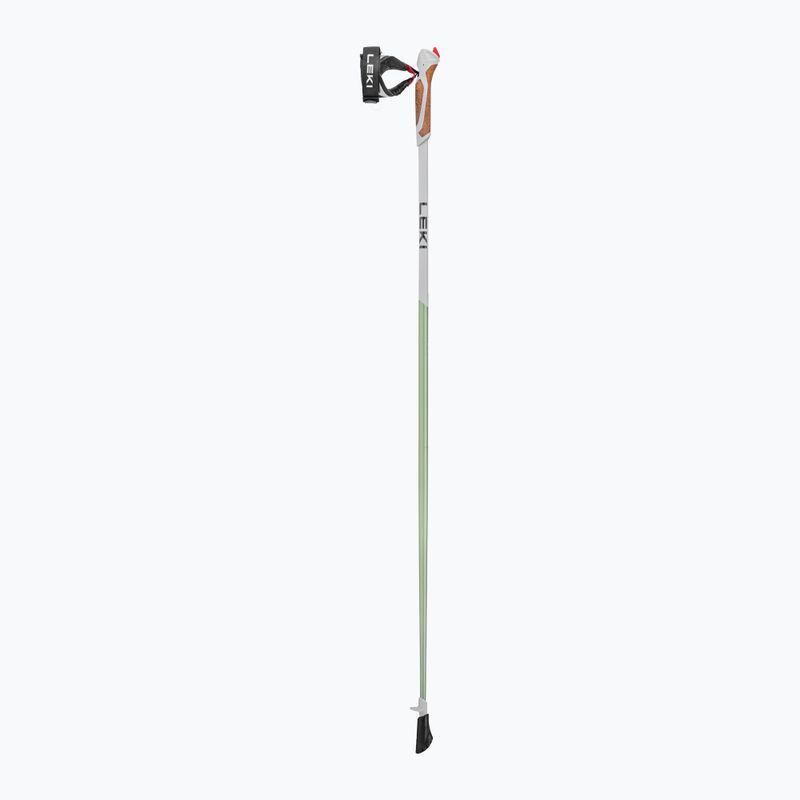 Bețe de nordic walking LEKI Passion alb-verzi 65325251100 2