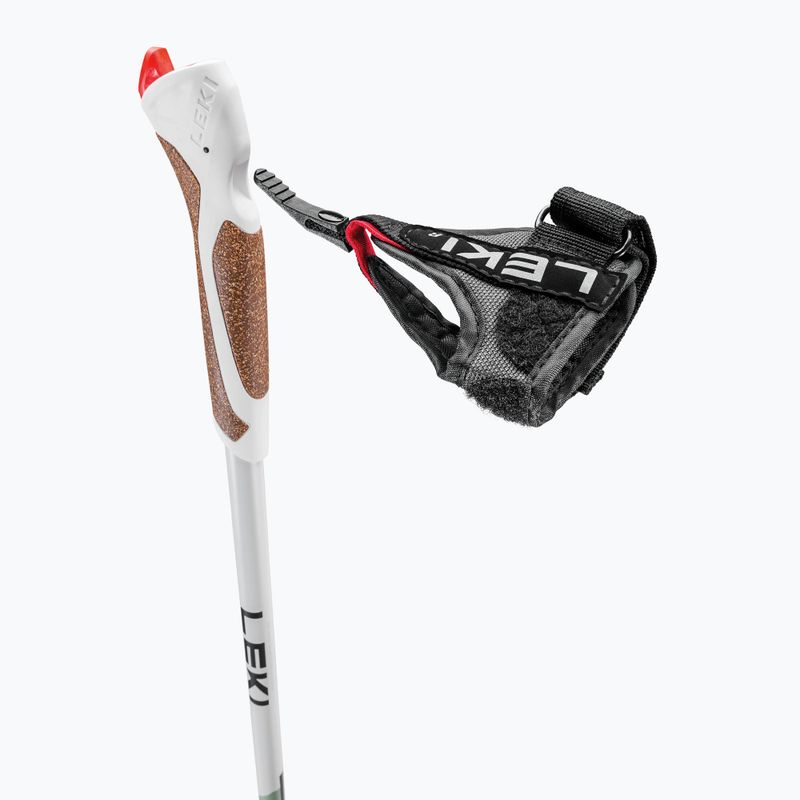 Bețe de nordic walking LEKI Passion alb-verzi 65325251100 4