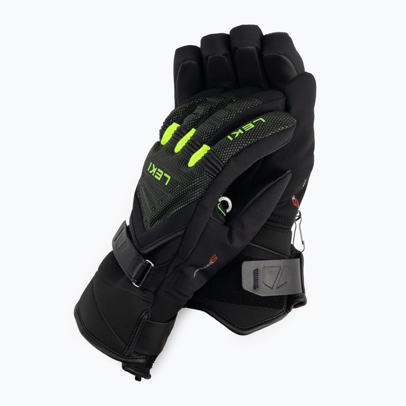 Mănuși de schi pentru copii LEKI Race Coach C-Tech S negre 652803701