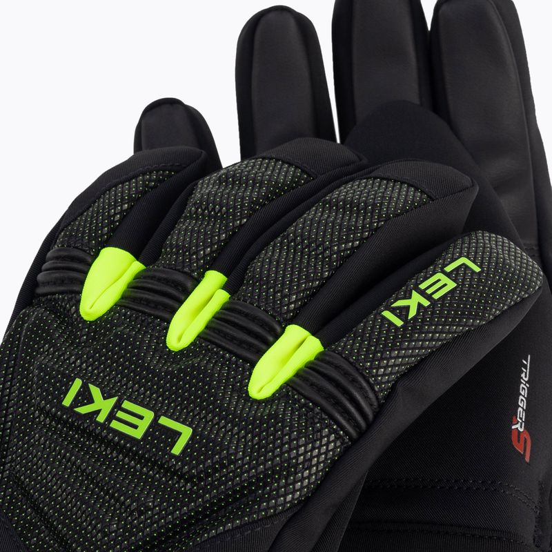Mănuși de schi pentru copii LEKI Race Coach C-Tech S negre 652803701 4