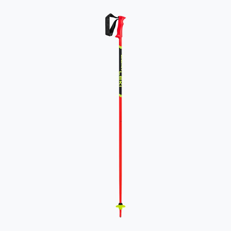 Bețe de schi pentru copii  LEKI Racing bright red/ black/ neon yellow 2