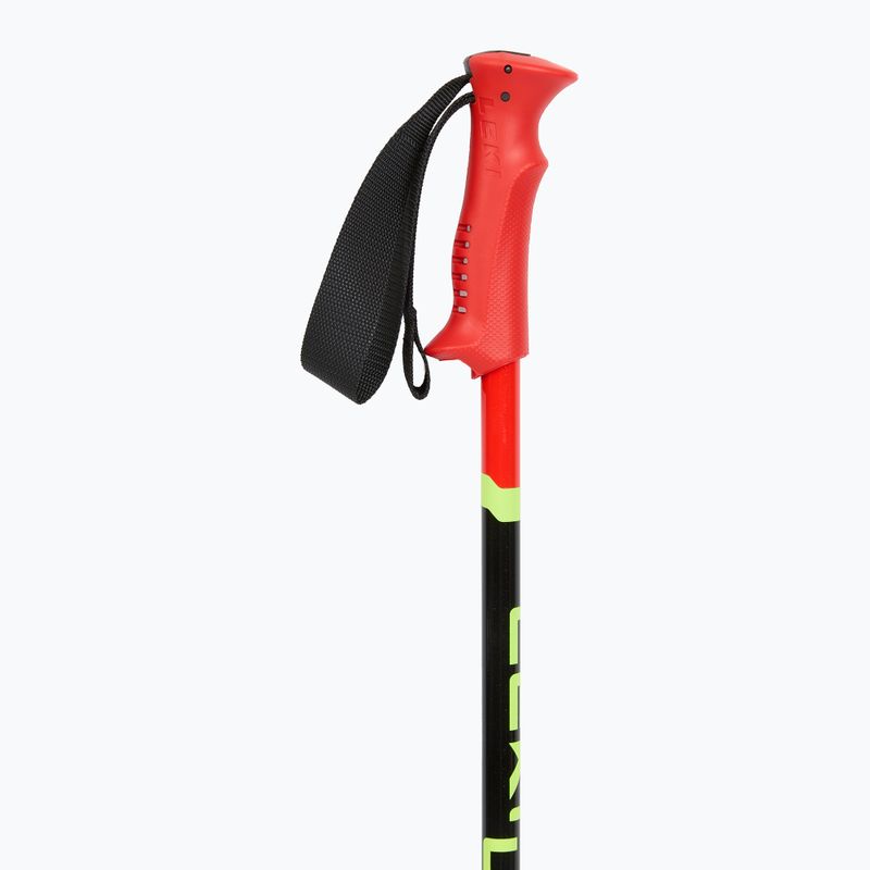Bețe de schi pentru copii  LEKI Racing bright red/ black/ neon yellow 2