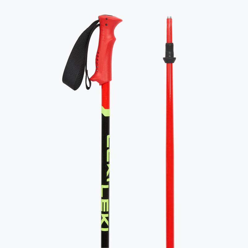 Bețe de schi pentru copii  LEKI Racing bright red/ black/ neon yellow 3